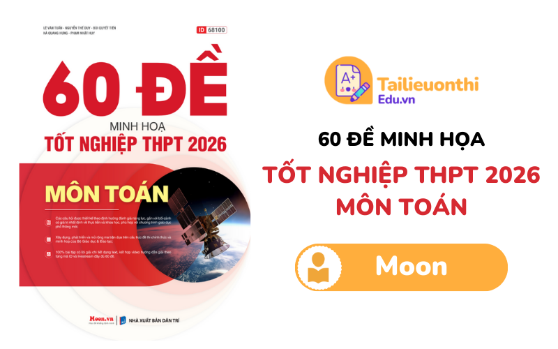 60 Đề Minh Họa Tốt Nghiệp THPT 2026 Môn Toán PDF