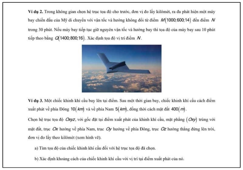 Ví dụ về Dạng 4: Ứng dụng giải các bài toán thực tiễn