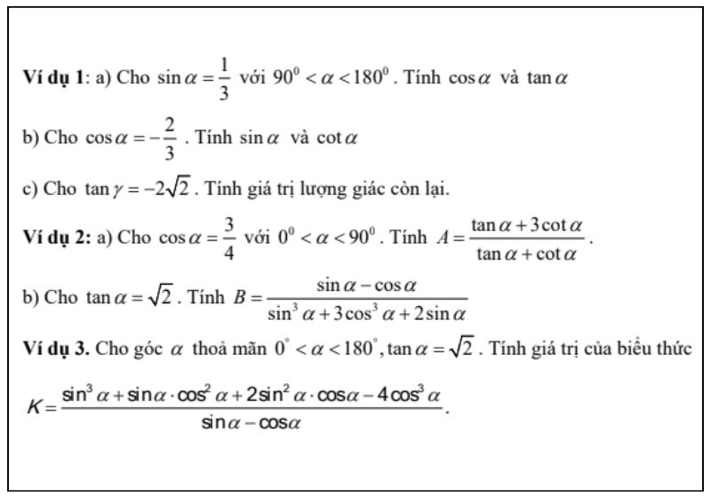 Bài tập Dạng 3: Xác định giá trị biểu thức có điều kiện