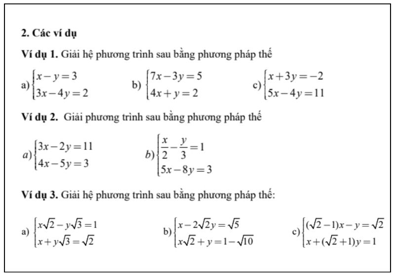 Bài tập về Dạng 1