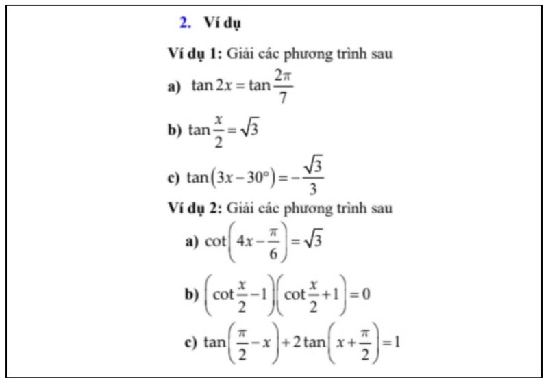 Bài tập ví dụ Dạng 3