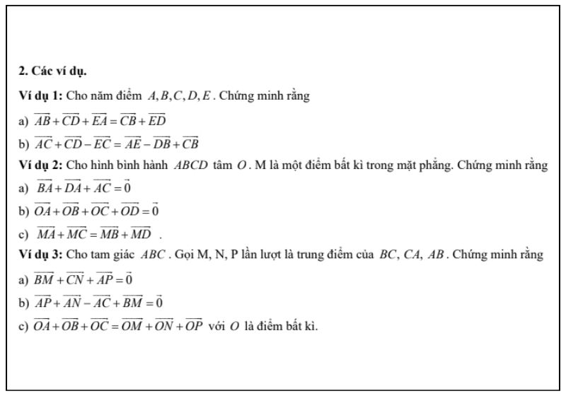 Bài tập ví dụ dạng 2