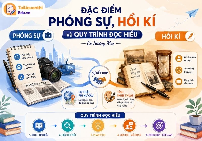 Đặc điểm Phóng sự và Hồi kí