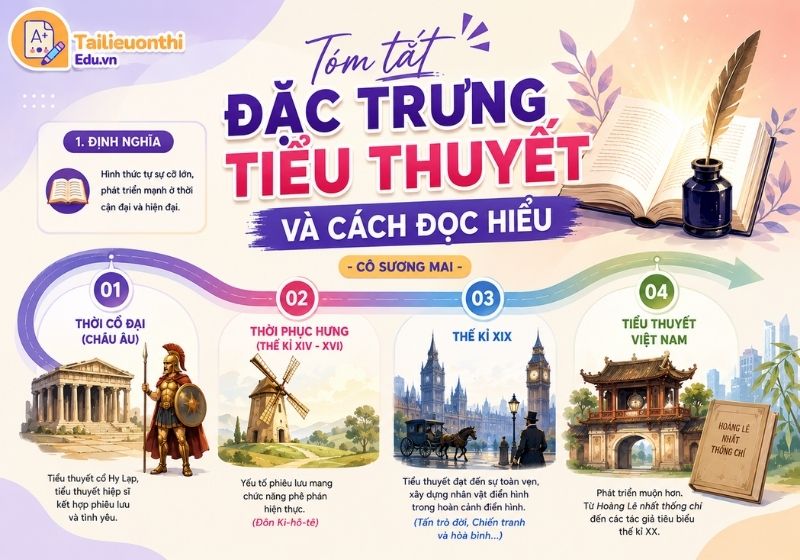 Quá trình hình thành và phát triển của tiểu thuyết