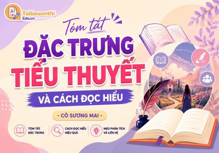 Tóm tắt đặc trưng tiểu thuyết và cách đọc hiểu - Cô Sương Mai